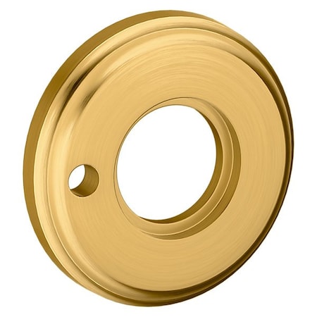 Baldwin Privacy Pair Rosettes Lifetime Satin Brass 5155.044